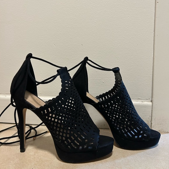 Aldo black heels size 6.5 - Picture 4 of 6